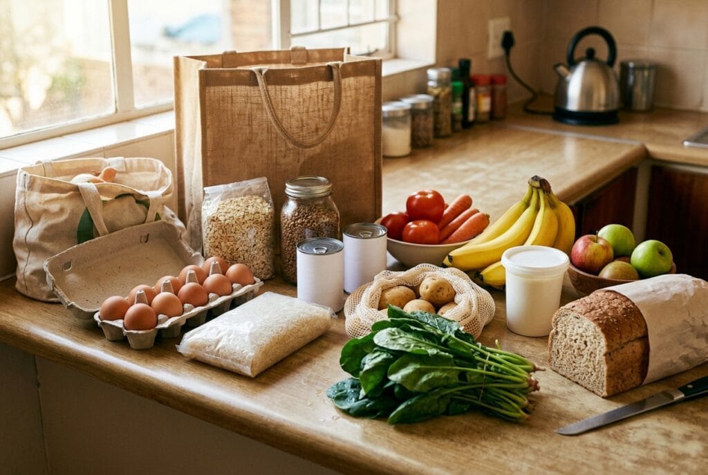 Everyday groceries for balanced meals and healthy eating in South Africa